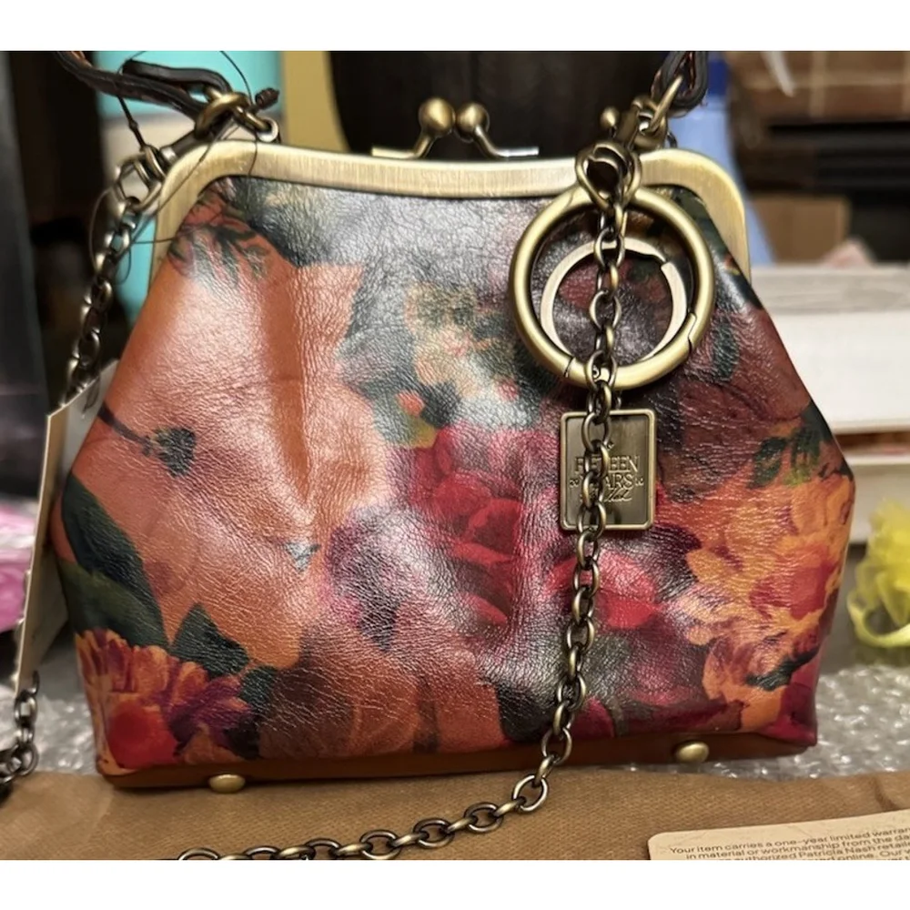 Patricia Nash Mini Laureana Crossbody - Multi Print NWT - Picture 3 of 14
